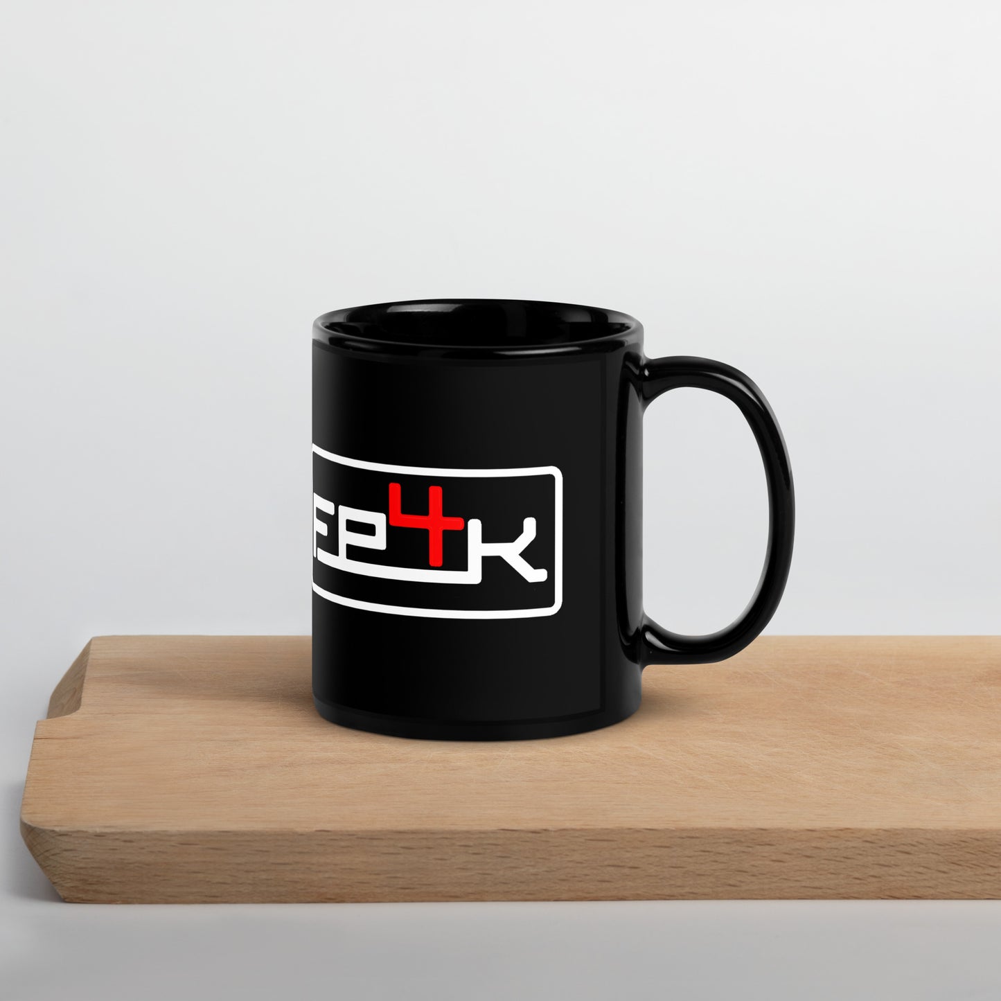 FP4 Karting - Black Glossy Mug