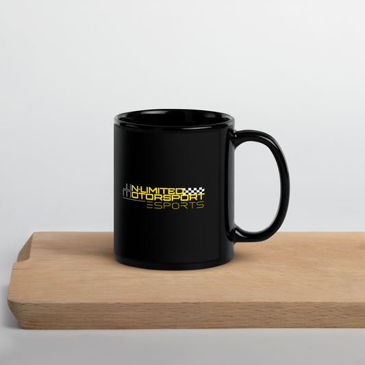 UN-Limited Motorsports ESports - Black Glossy Mug